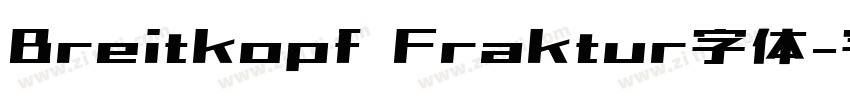Breitkopf Fraktur字体字体转换